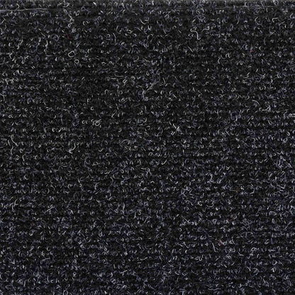 Stair Mat | Set of 5 | Black | Needle-punched fabric | 56x17x3 cm