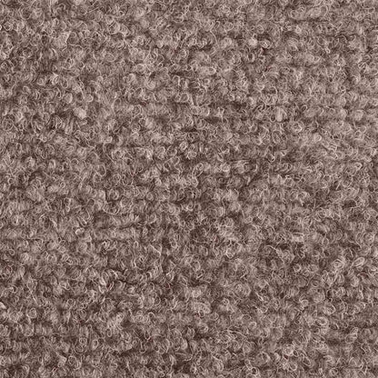 Stair Mats Self-adhesive 10 pcs 65x21x4 cm Light Brown Half Round Large