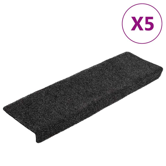 Carpet Stair Tread | Set of 5 | Grey