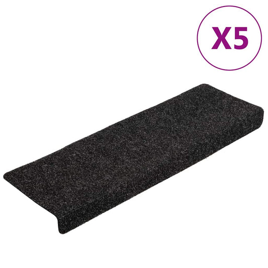 Carpet Stair Tread | Set of 5 | Black
