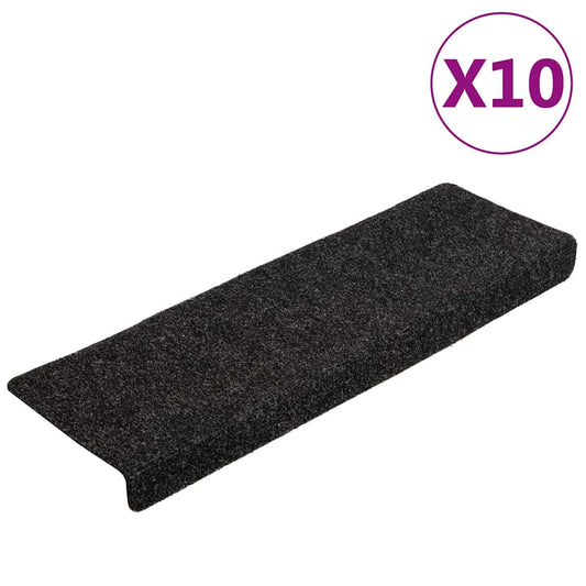 Carpet Stair Tread | Set of 10 | Black