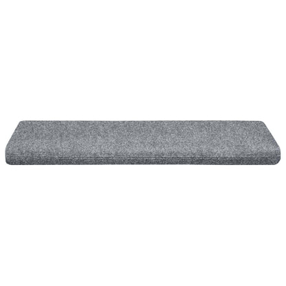 Stair Mats Self-adhesive 5 pcs 65x21x4 cm Light Grey Rectangular Edge