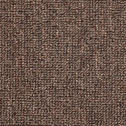 Stair Mats 10 pcs 56x17x3 cm Coffee Brown Half Round