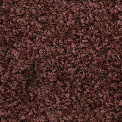 Stair Mats 10 pcs 65x21x4 cm Brown Half Round Large