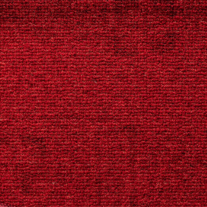 Stair Mat | Set of 5 | Red | 100% Polyamide | 65 x 21 x 4 cm | Non-slip