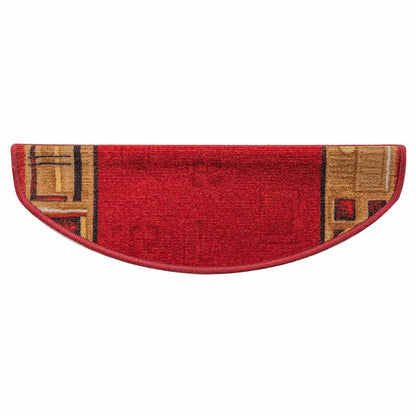 Stair Mats Self-adhesive 10 pcs 65x21x4 cm Red