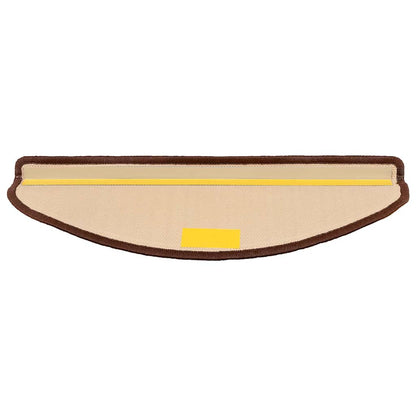 Stair Mat | Set of 10 | Brown | Polyamide | Standard | Non-slip