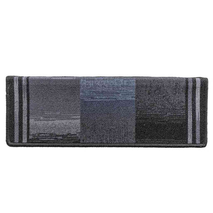 Stair Mat | Set of 5 | Black and grey | 100% Polyamide tufted