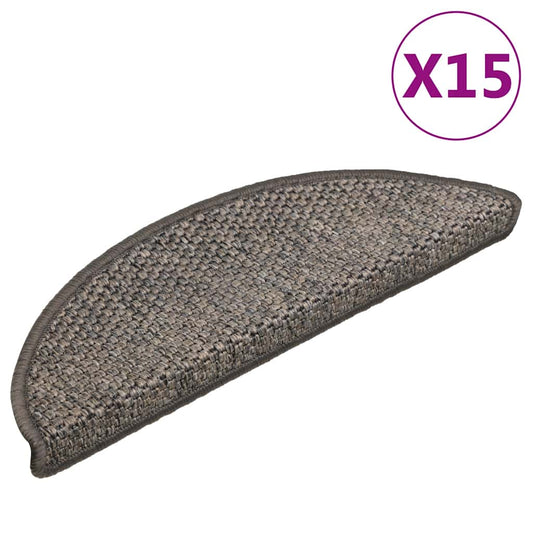 Stair Mat | Set of 15 | Brown Beige