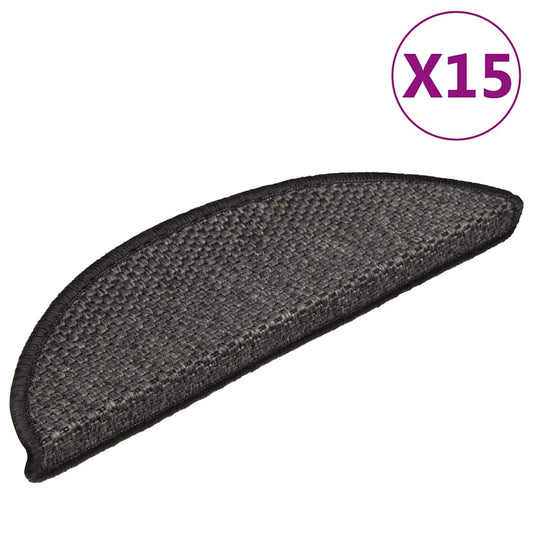 Stair Mat | Set of 15 | Anthracite