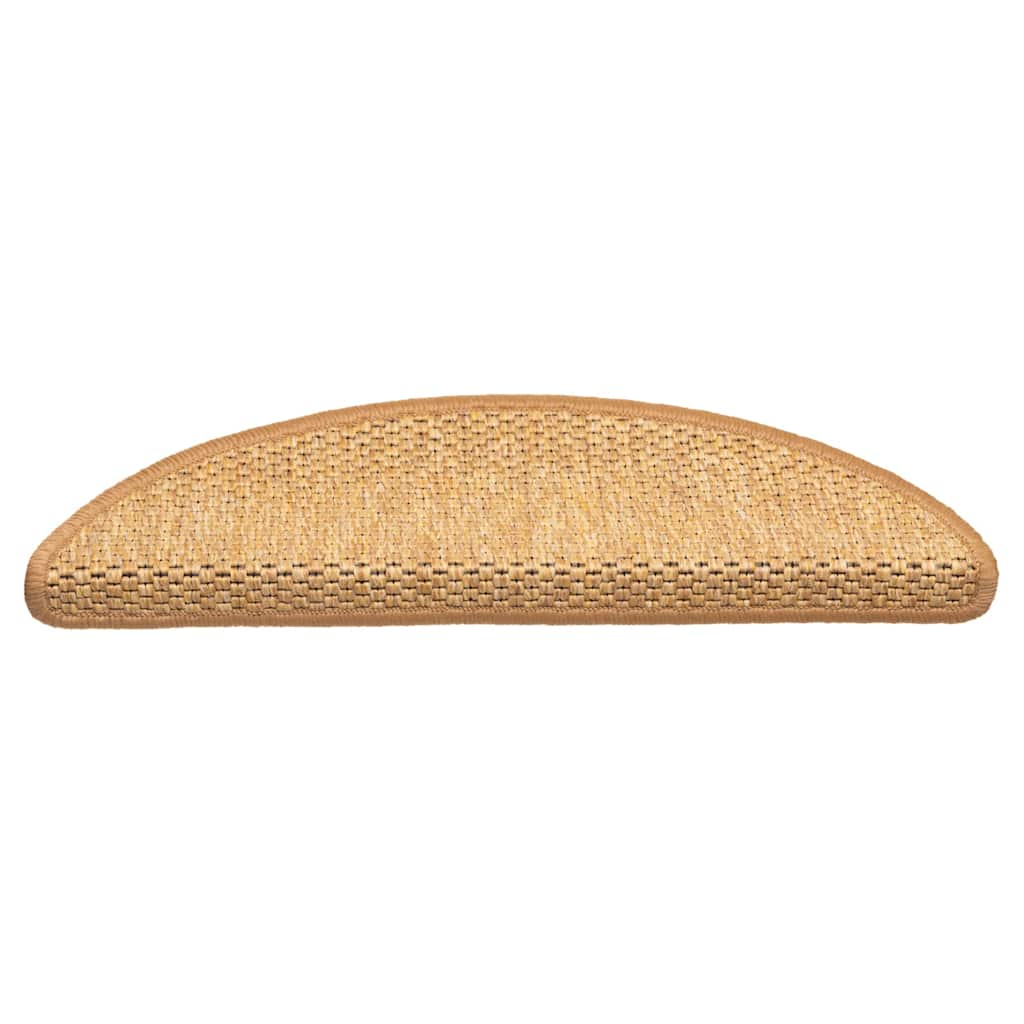 Stair Mats Self-adhesive Sisal-Look 15 pcs 56x17x3 cm Sisal