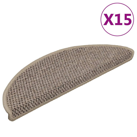 Stair Mat | Set of 15 | Dark beige