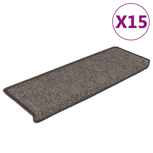 Stair Mat | Set of 15 | Grey and Beige
