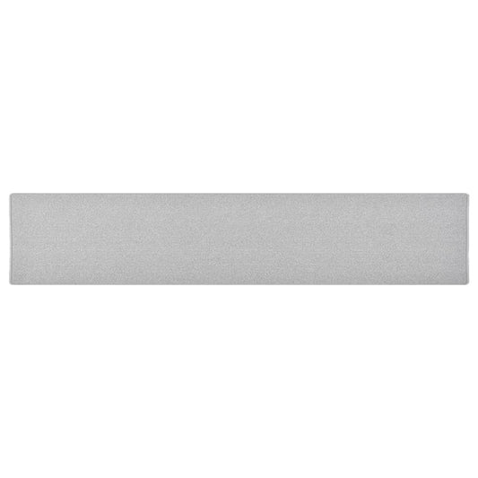 Carpet Runner | Light grey | Polypropylene | 80 x 400 cm | Non-slip