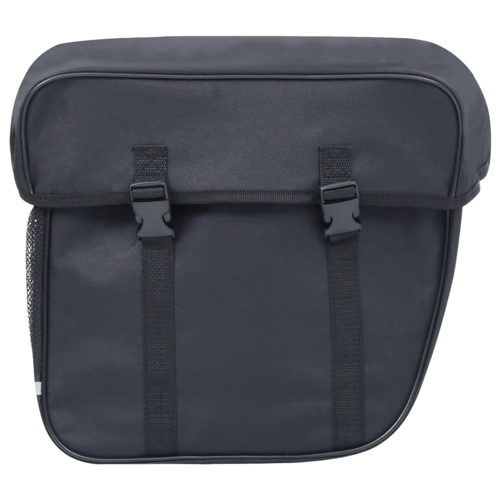 Double Bicycle Bag for Pannier Rack Waterproof 35 L Black