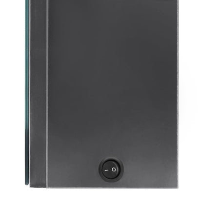 Bathroom Cabinet | Shining Grey | MDF in melamine finish, glass