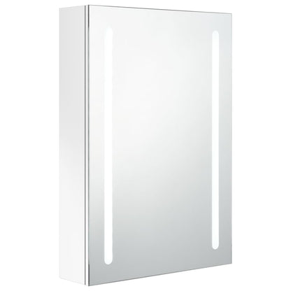 Bathroom Cabinet | Shining White | MDF with melamine finish, glass