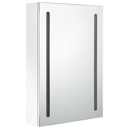 Bathroom Cabinet | Shining White | MDF with melamine finish, glass