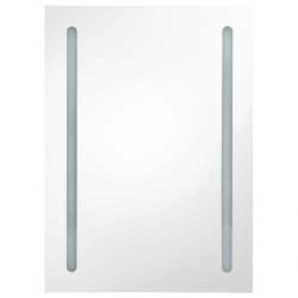 Bathroom Cabinet | Shining White | MDF with melamine finish, glass