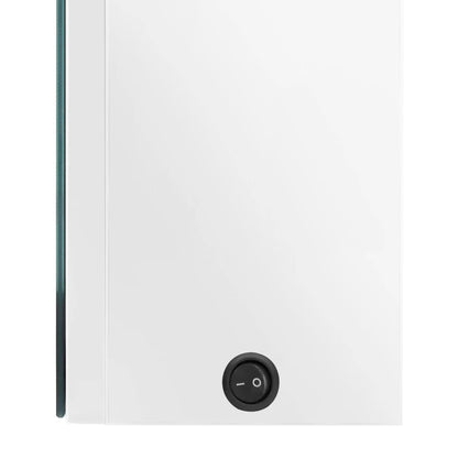 Bathroom Cabinet | Shining White | MDF with melamine finish, glass