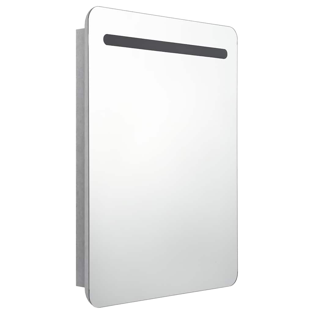 Bathroom Cabinet | Concrete grey | MDF with melamine finish, glass