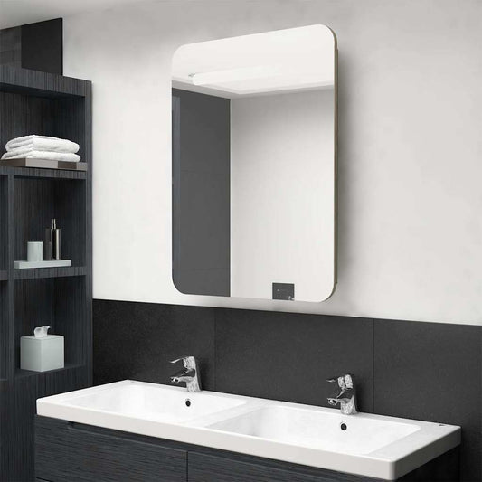 Bathroom Cabinet | Oak | MDF in melamine finish | 60x11x80 cm