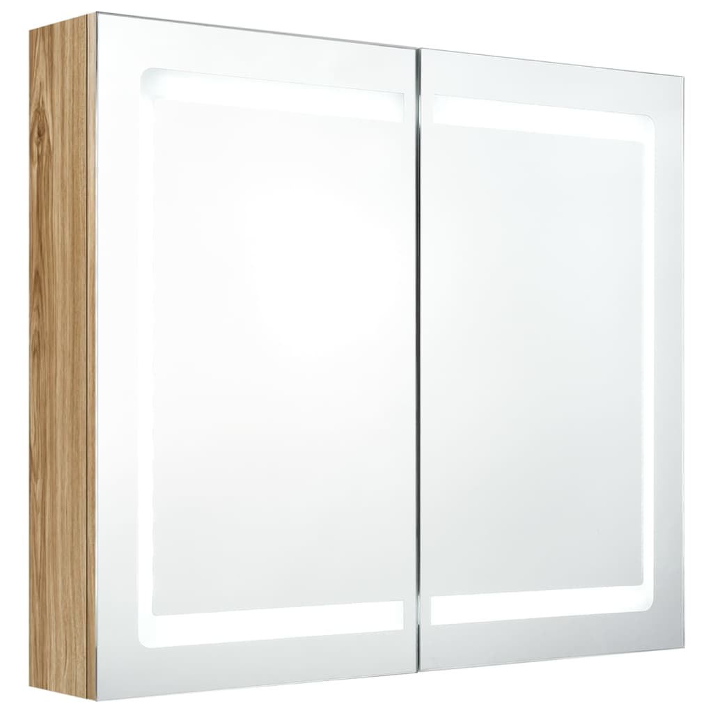 Bathroom Cabinet | Oak | MDF with melamine finish, glass | Medium