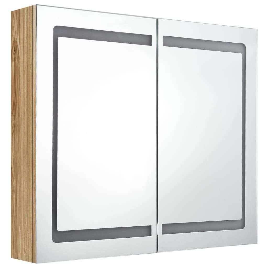 Bathroom Cabinet | Oak | MDF with melamine finish, glass | Medium