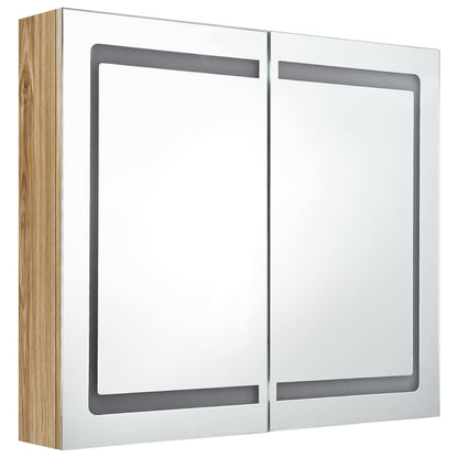 Bathroom Cabinet | Oak | MDF with melamine finish, glass | Medium