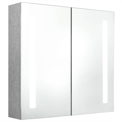 Bathroom Cabinet | Concrete Grey | MDF in melamine finish, glass | Medium