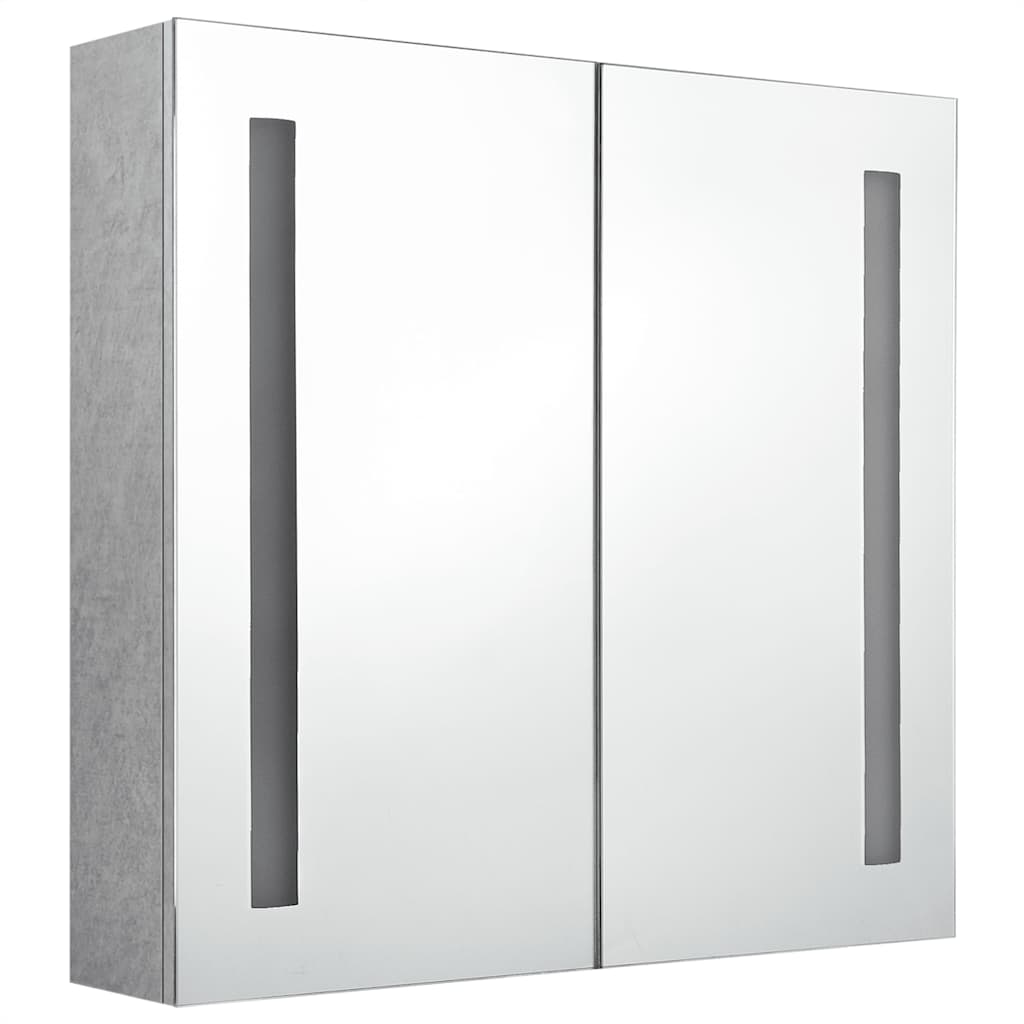 Bathroom Cabinet | Concrete Grey | MDF in melamine finish, glass | Medium