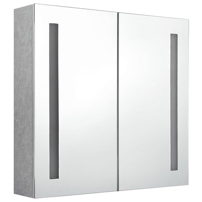 Bathroom Cabinet | Concrete Grey | MDF in melamine finish, glass | Medium