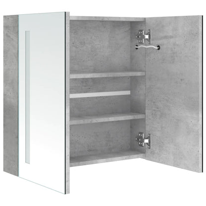 Bathroom Cabinet | Concrete Grey | MDF in melamine finish, glass | Medium