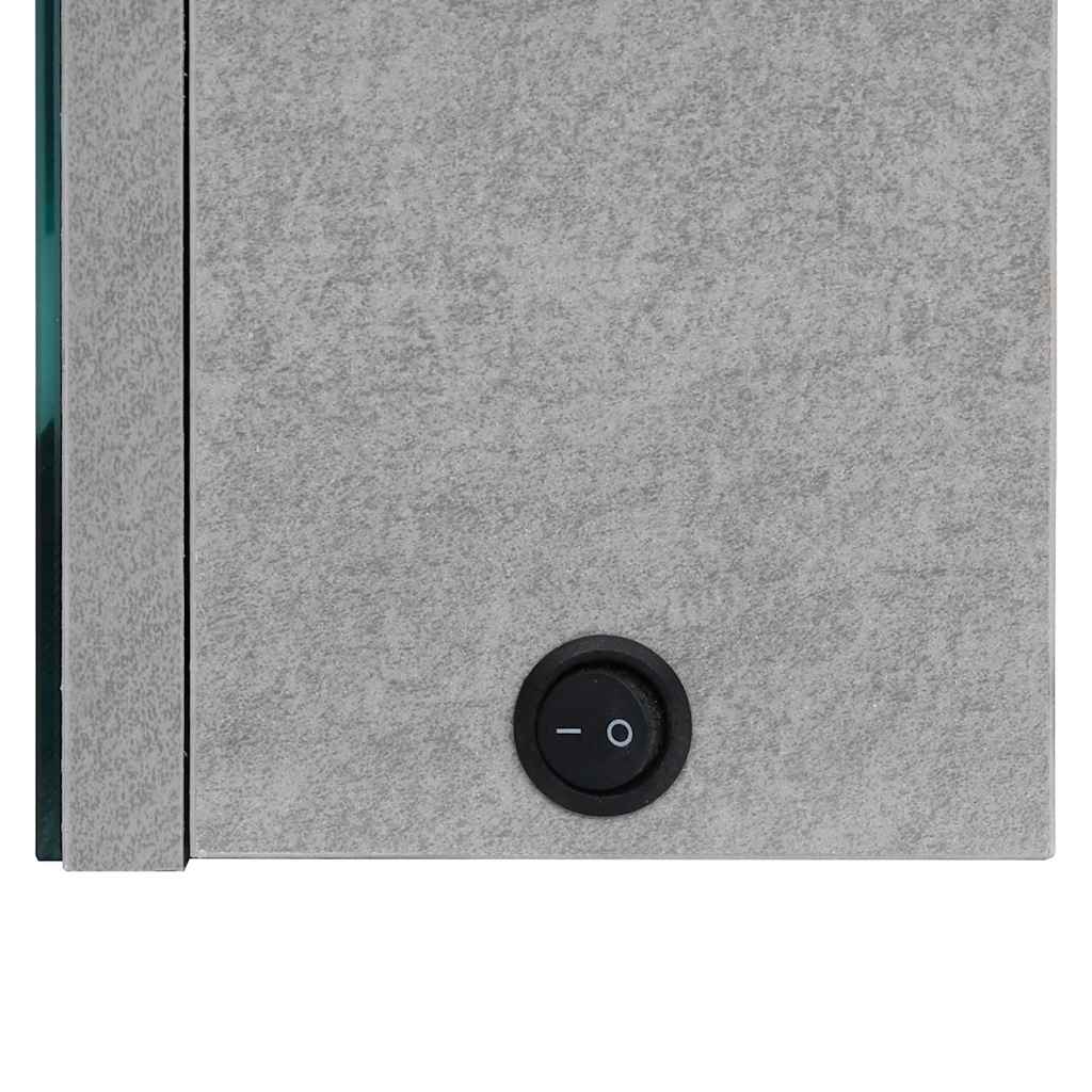 Bathroom Cabinet | Concrete Grey | MDF in melamine finish, glass | Medium
