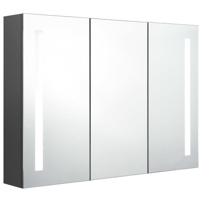 Bathroom Cabinet | Grey | MDF in melamine finish, glass mirror | Medium