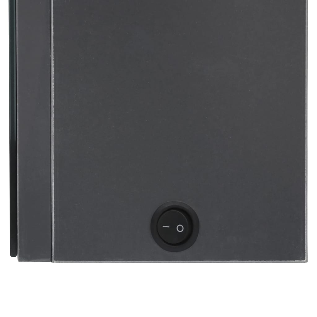 Bathroom Cabinet | Grey | MDF in melamine finish, glass mirror | Medium