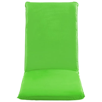 Foldable Sunlounger Oxford Fabric Green