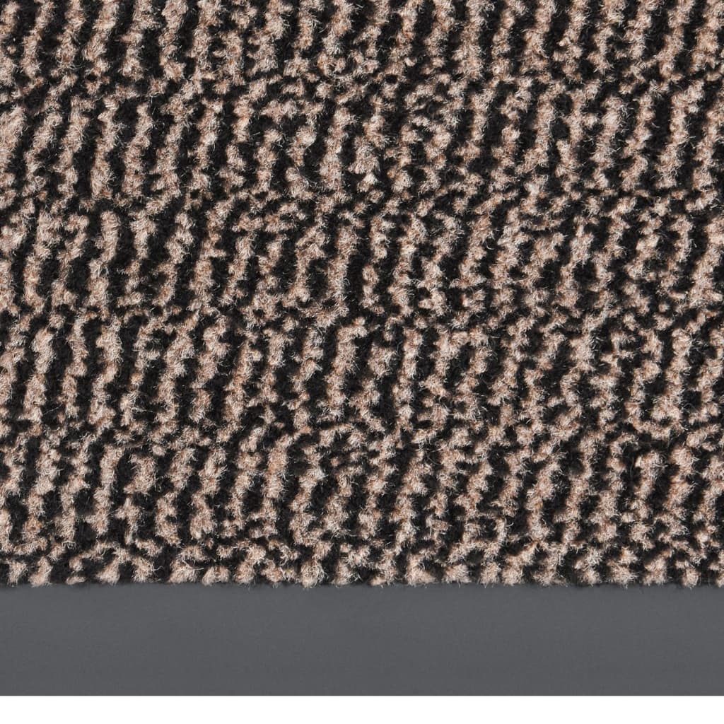 Doormat | Dark Brown | Polypropylene, Rubber | 60 x 90 cm | Non-slip