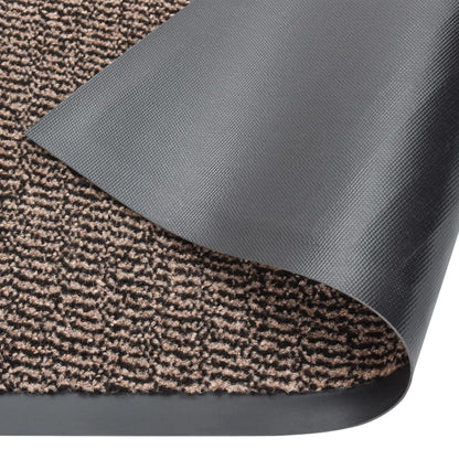 Doormat | Dark Brown | Polypropylene, Rubber | 60 x 90 cm | Non-slip