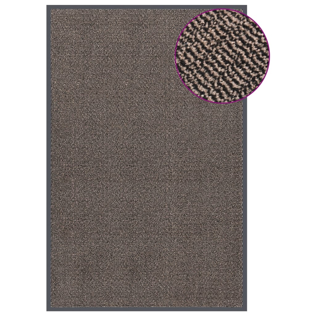 Doormat Tufted 120x180 cm Dark Brown