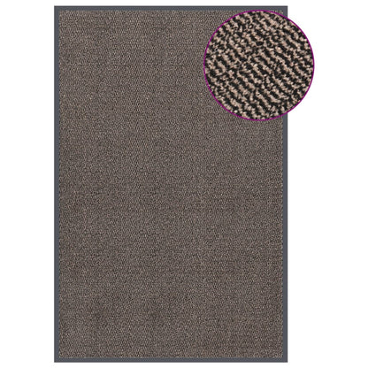 Doormat Tufted 120x180 cm Dark Brown