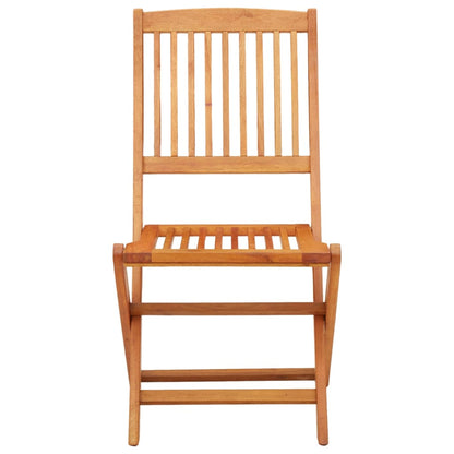 Garden Chair | Set of 2 | Natural wood | Solid eucalyptus wood | Standard