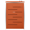 Double Wheelie Bin Shed 138x77.5x112.5 cm Stainless Steel