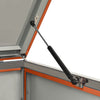 Double Wheelie Bin Shed 138x77.5x112.5 cm Stainless Steel