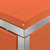 Double Wheelie Bin Shed 138x77.5x112.5 cm Stainless Steel