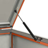 Quadruple Wheelie Bin Shed 276.5x77.5x112.5 cm Stainless Steel