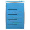 Double Wheelie Bin Shed 138x77.5x112.5 cm Stainless Steel
