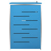 Triple Wheelie Bin Shed 207x77.5x112.5 cm Stainless Steel