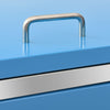 Triple Wheelie Bin Shed 207x77.5x112.5 cm Stainless Steel