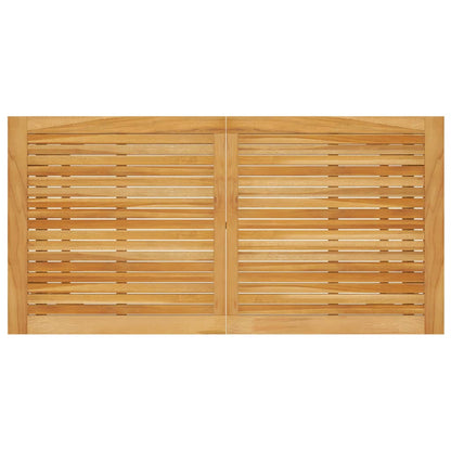 Dining Set | Black | Solid Acacia wood | Medium | Stackable